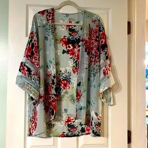 Hardly Worn  Floral  Duster , Kimono